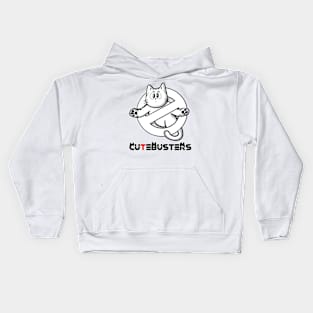 Cutebusters b & w Kids Hoodie